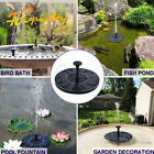 Outdoor Solar Powered Fountain Water Pump Floating Garden Pond Pool Birdbath