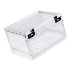 Lock Box Cosmetic Storage Box Transparent Box with Password Lock for Office