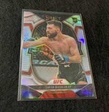 Javid Basharat Rookie Card 2023 UFC Select Silver