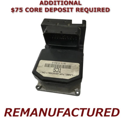 REMAN 2003 2004 Lincoln Town Car ABS Pump Control Module >EXCHANGE< - Image 1 of 3