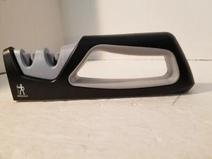 J. A. Henckels Black Pull-Through 2 Stage Knife Blade Sharpener NEW - Picture 1 of 3