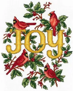 Ursula Michael Counted Cross Stitch Leaflet ~ Cardinal Joy ~ 3105 - Picture 1 of 1