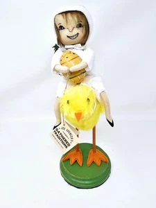 Joe Spencer Gathered Traditions Lulu Riding Easter Chick with Tag - Picture 1 of 5