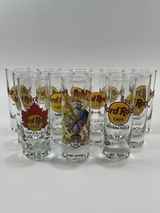 Hard Rock Cafe shot glasses ~Lot Of 12~ - Picture 1 of 18