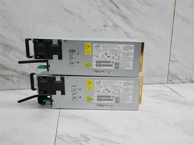 Lote de 2 fuentes de alimentación conmutadas Intel S-1100ADU00-201 80 Plus Platinum Y Power Foto 1 de 3