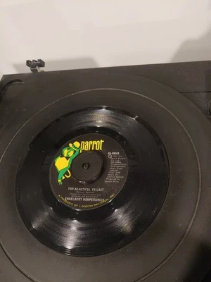 Engelbert Humperdinck: Too Beautiful To Last / Hundred Times Day, 45 RPM Tested - Image 1 of 3