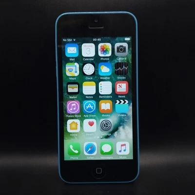 Apple iPhone 5C (A1532) 16GB - Blue (Unlocked) Tested Working + Cas.e - Image 1 of 4