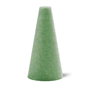 FloraCraft Styrofoam Cones 6"X3" Bulk-Green 48 per Package - Picture 1 of 1