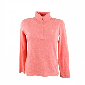 Chervo Golf Damen Polo lang Arm Arsella PRO THERM lachs gemustert 16G Gr.36 neu - Picture 1 of 1