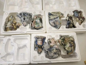 3 NEUE Sets alte Welt Weihnachtsmann Ornamente - Thomas Kinkade Ashton Drake 9 insgesamt - Bild 1 von 4