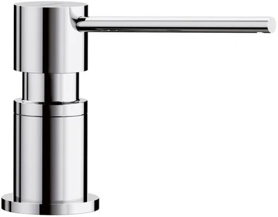 Dispensador de jabón Lato cromado Blanco 402298 Foto 1 de 4