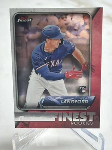 2024 Finest #FRD-19 Wyatt Langford Finest Rookies Design Variations RC - Picture 1 of 2