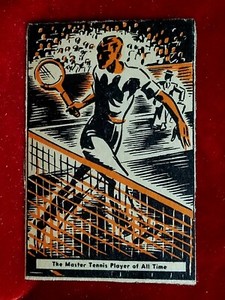 1937 D146 William BILL TILDEN Thrilling Moments vtg 30s Strip Tennis Card 
