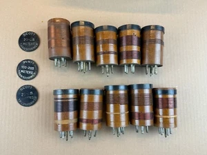 10 Vintage EH Scott Transformer Allwave Tube Radio Amp Plug-In Coil Set - Picture 1 of 10