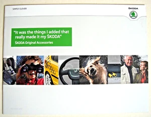 Skoda . Accessories Range . December 2012 Sales Brochure - Picture 1 of 3