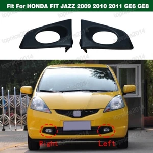 Pair Driving Fog Lights Lamp Cover Bezel For Honda FIT JAZZ GE6 GE8 2009-2011 - Picture 1 of 7