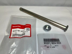 HONDA CR80 CR85 CR85RB CR 80 85 SWINGARM PIVOT BOLT & NUT 96-07 NEW - Picture 1 of 7