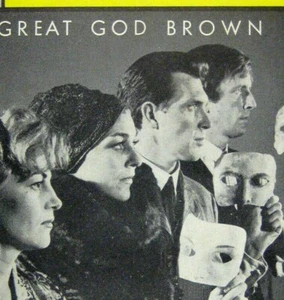 Great God Brown Playbill 1959 Fritz Weaver Robert Lansing Newspaper Clip Flop - Picture 1 of 11