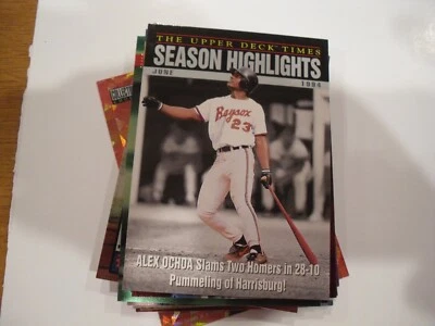 1994 UPPER DECK SEASON HIGHLIGHTS FUTURE STOCK #102 ALEX OCHOA BASEBALL    B5 - Image 1 of 2