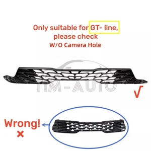 Front Radiator Grill For 2021-2023 KIA K5 GT 86351-L3300 W/O Camera Hole - Picture 1 of 6