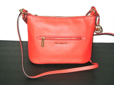 Bolso de Hombro Michael Kors Lupita Convertible Cuero Mandarín Nuevo con Etiquetas🎀NUEVO🎁 Foto 1 de 4