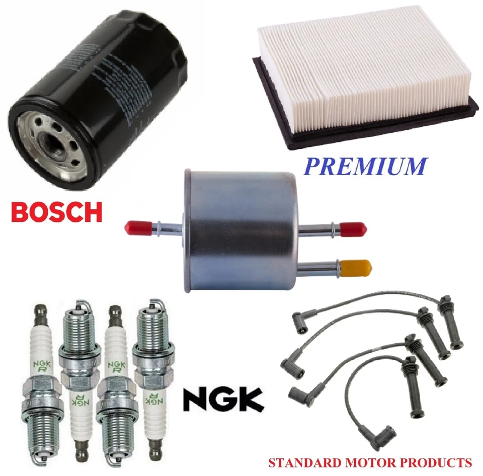 Kit de ajuste filtros vela de ignição fio para FORD RANGER L4 2.3L 2001-2003 - Imagem 1 de 1