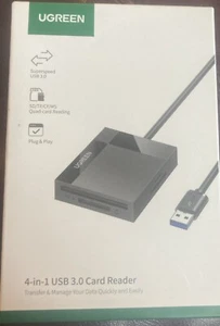UGREEN (30333) 4-in-1 USB 3.0 Card Reader - Picture 1 of 2