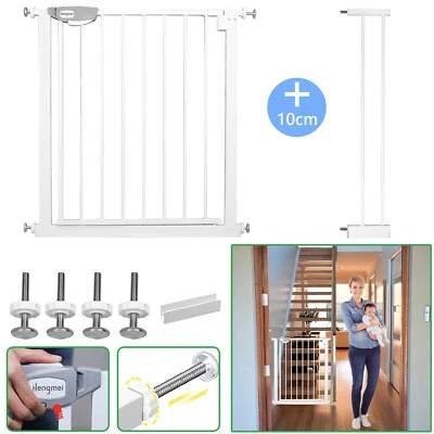 HENGMEI Rejilla de escalera 85-95 cm rejilla de protección de escalera rejilla de puerta rejilla de barrera sin taladrar #