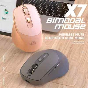 LANGTU X7 Wireless Rechargeable Lightweight Gaming Mouse Dual Mode BT/2.4G 5 DPI - Picture 1 of 15
