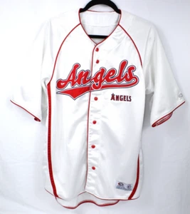 Los Angeles Angels weiß geknöpftes Baseball Trikot Herren True Fan Serie ohne Größenetikett - Bild 1 von 5