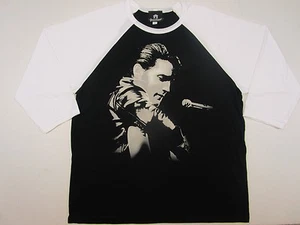 Elvis Presley Shirt 1968 Size 2 XL  Black White  NWOT Guitar playing - Picture 1 of 2