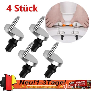 4x Toilettendeckel Befestigung WC Sitz Halterung Schrauben Zubehör für Toiletten - Bild 1 von 18