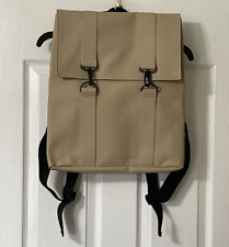 RAINS MSN Bag Messenger Backpack Waterproof Stylish Sand Beige 12130