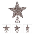 Holiday Tree Ornament Glitter Christmas Topper Star Hollow Out