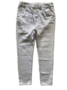 Bevy Flog Dafna 30W Silver Snake Belt Loops White Pants Geometric Casual Dressy - Picture 1 of 7
