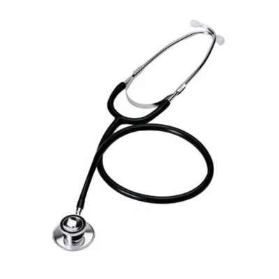 HANSAGT MEDICAL Doppelkopf-Stethoskop, Erwachsene, Y Farbe,Medizinisch Stethoskop - Schwarz