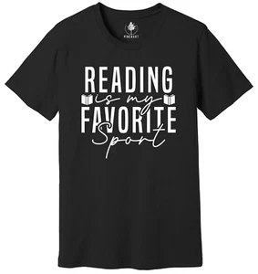 Camisa deportiva Reading Is My Favorite, camisa de lectura vintage, camisa Booklover - Imagen 1 de 3
