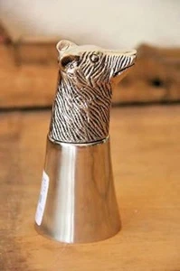 NEU MIT ETIKETT NEU POTTERY BARN POLAR/ARTIC BEAR FLASCHENAUFSATZ TIER SCHNAPSGLAS  - Bild 1 von 4