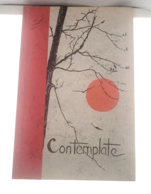 CONTEMPLATE Block Prints Book by Gwen Frostic 1st Ed HC 1973 - Image 1 of 4