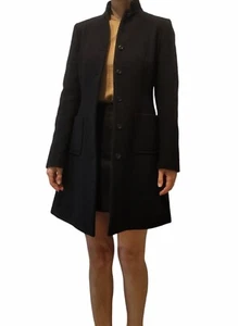 Max Mara Weekend Wool Coat - Black - sz UK 10 - Picture 1 of 9