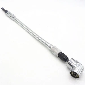 105 Degrees 1/4" Hex Bit Angle Driver + 28cm Flexible Shaft Extension Rod Sleeve - Picture 1 of 3