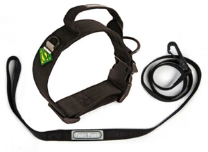 EMOTIONAL SUPPORT & Service Dog METAL FREE AIRPORT COLLAR-Leash built in handle - Picture 1 of 4