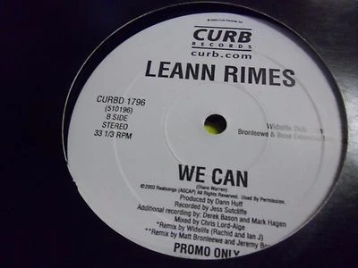 Leann Rimes We Can Curb 2003 promo 12 inch VG+ todd terry wildlife HOUSE electro Foto 1 de 3