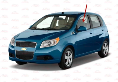 Fits 2004-2017 Chevrolet Aveo/2006-2009 Pontiac G3 Left Front Door Window Glass Foto 1 de 3