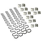 Sofa-Ersatzfedern4 Stück 635 cm Federn mit 16 Stück S-Clips 40 Draht-Durchmes...