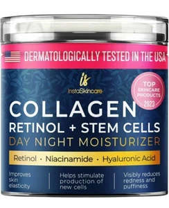 Collagen Face Moisturizer with Retinol, Niacinamide, and Hyaluronic Acid -1.7 Oz - Picture 1 of 8
