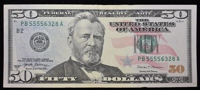 $50 dollar bill 2017A (SKU#103) - Image 1 of 2