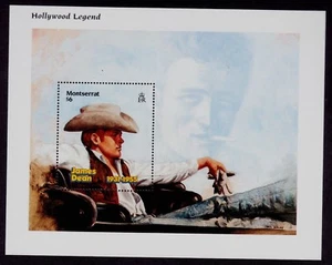 MONTSERRAT SCOTT# 913 MNH SOUVENIR SHEET, MOVIE TOPICAL, ACTOR JAMES DEAN - Picture 1 of 1