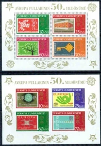 TURKEY -2005 – EUROPA 50TH ANNIVERSARY PERF.& IMPERF. -VF** - Picture 1 of 1