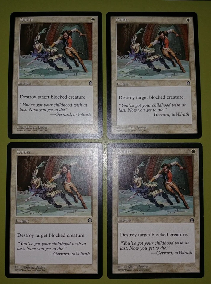Smite x4 Stronghold 4x Playset Magic the Gathering MTG - Image 1 of 1